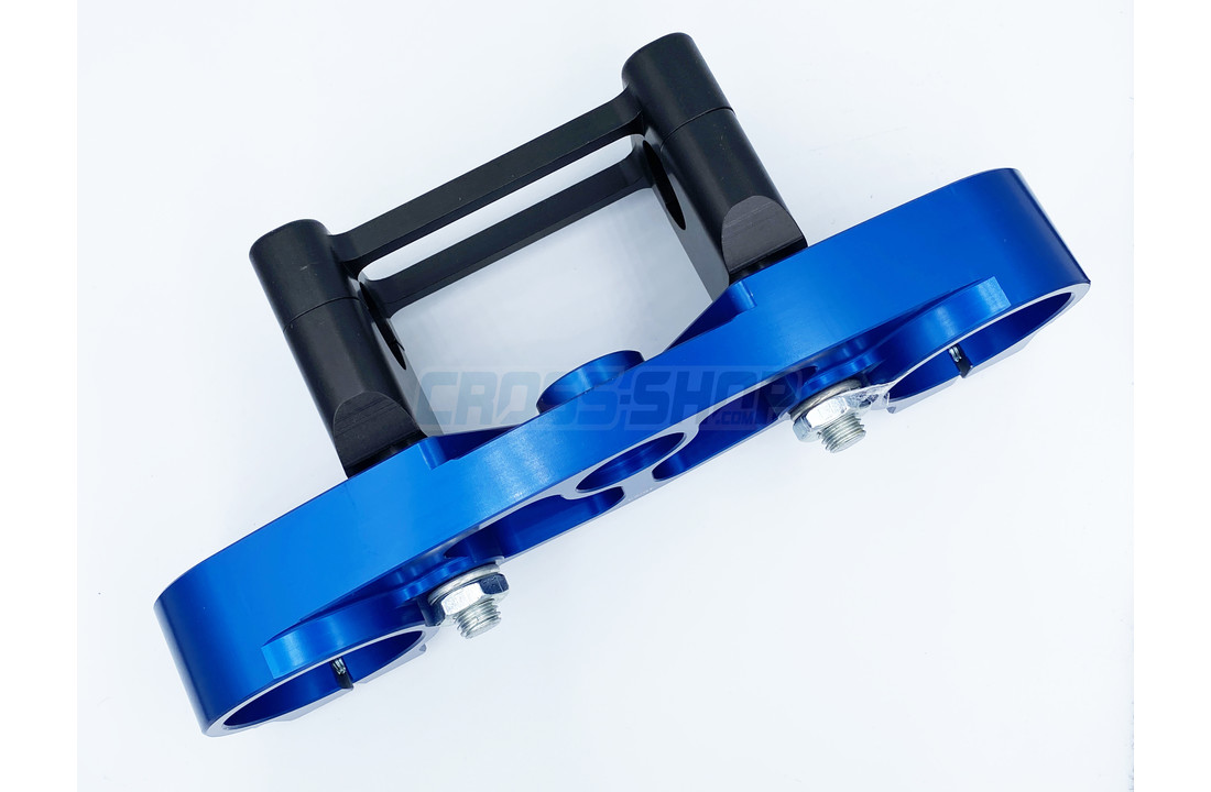 GPR TM 48/23 Top & Bottom Clamp Set (Blue Annodized + V4 Pro Kit Black)