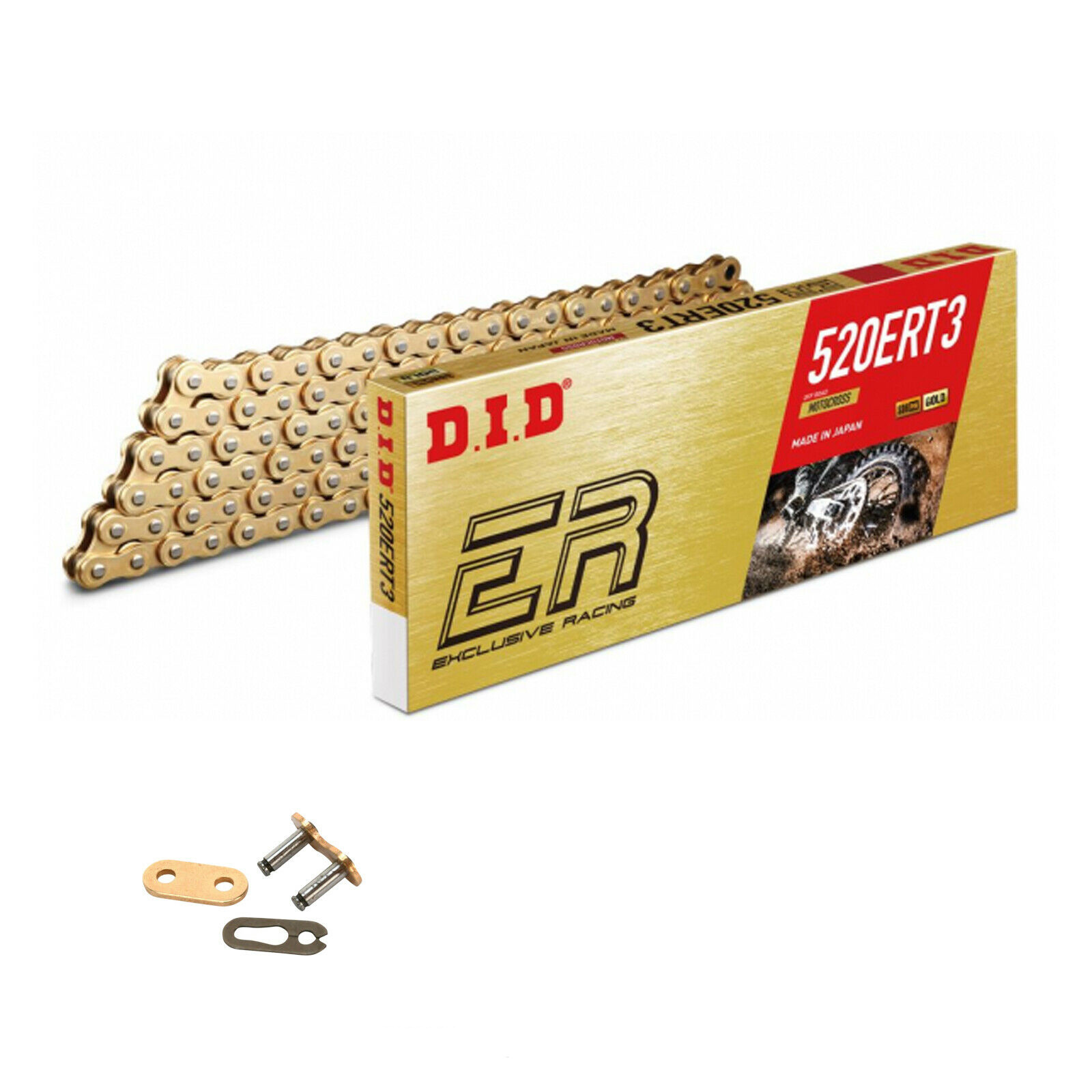 DID 520ERT3 G&G Chain & Conn. Link (RJ)  (118L)