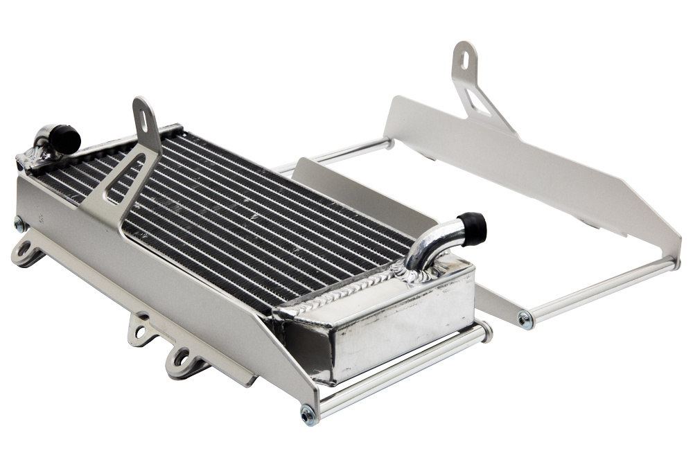 Cross Pro ALUMINUM RADIATOR GUARD LIGHT ICE POLISH TM 250/300 2 stroke 2020 -> 2021 Fi
