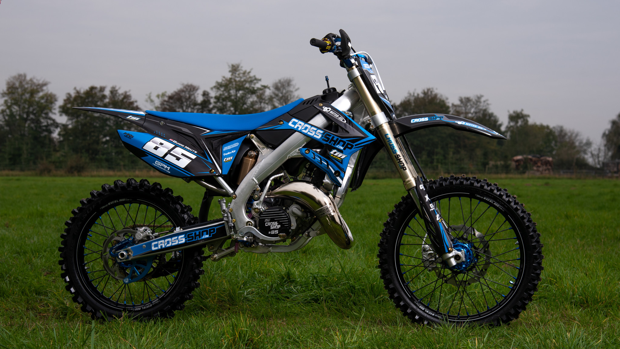 Plastic KIT TM 2 stroke limited BLACK 2020-..... ENDURO / Carburator