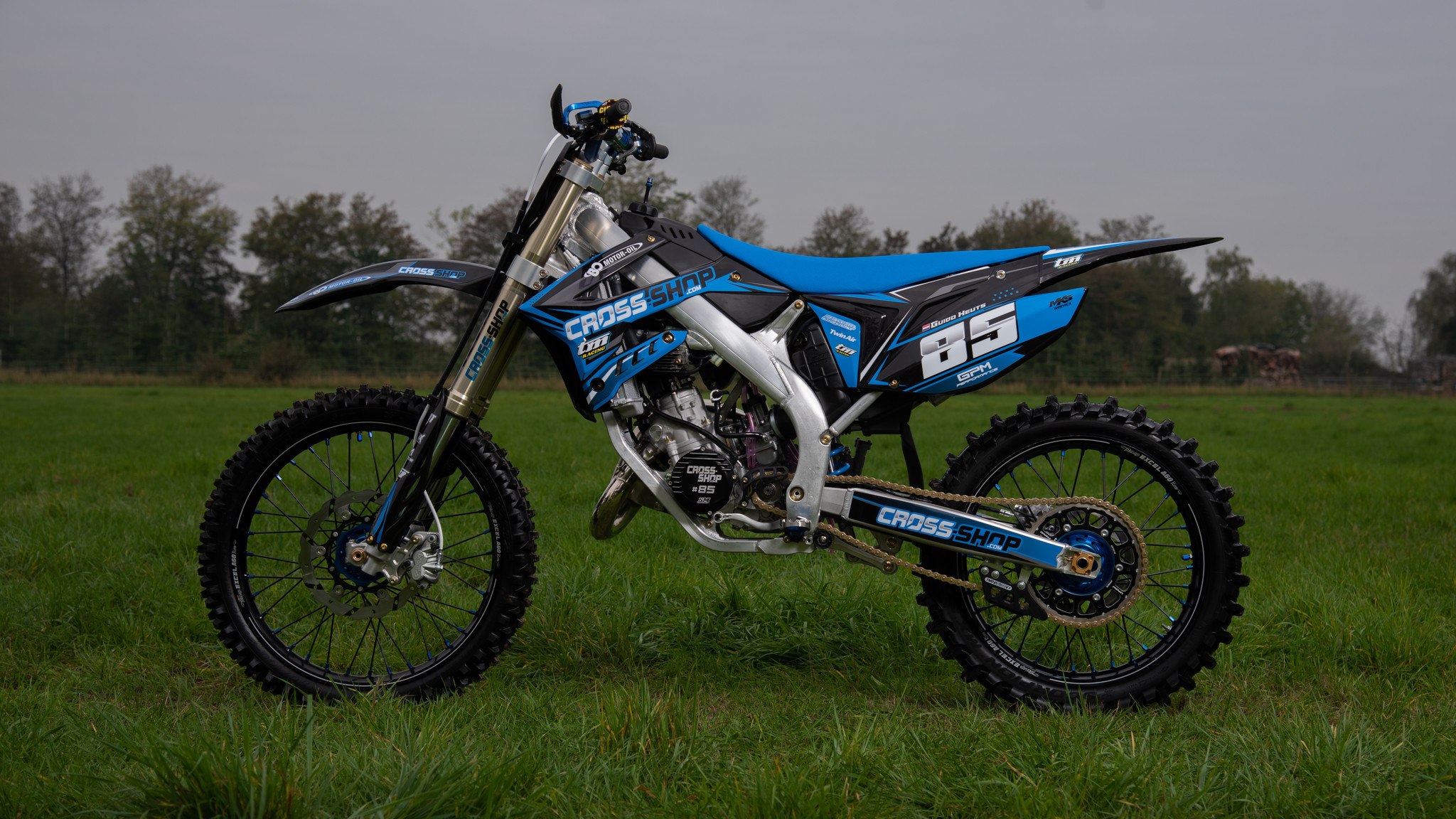 Plastic KIT TM 2 stroke limited BLACK ab 2020 ENDURO / Carburator