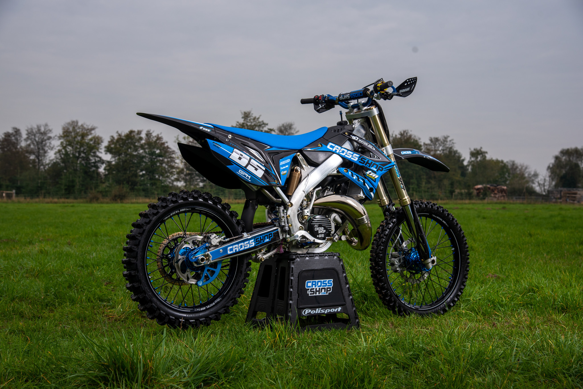 Plastic KIT TM 2 stroke limited BLACK from 2020 ENDURO / Fuel Injected