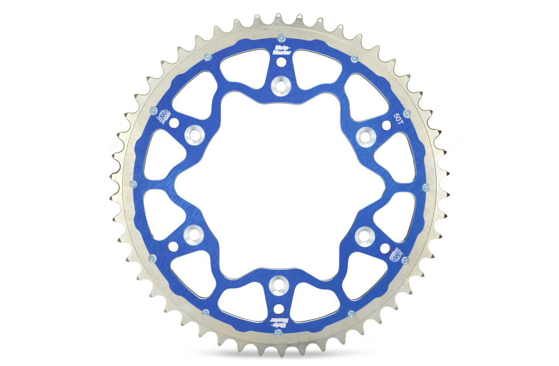Motomaster - REAR SPROCKET Alu/Steel TM 50t Blue
