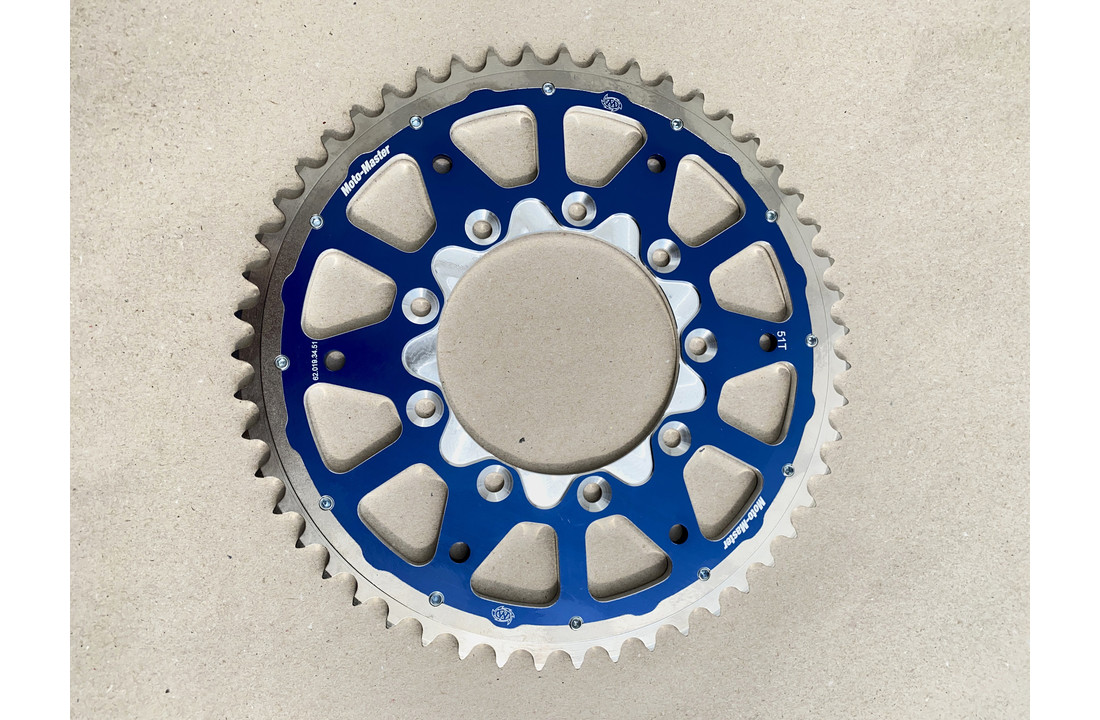 Motomaster - REAR SPROCKET Alu/Steel TM 50t Blue