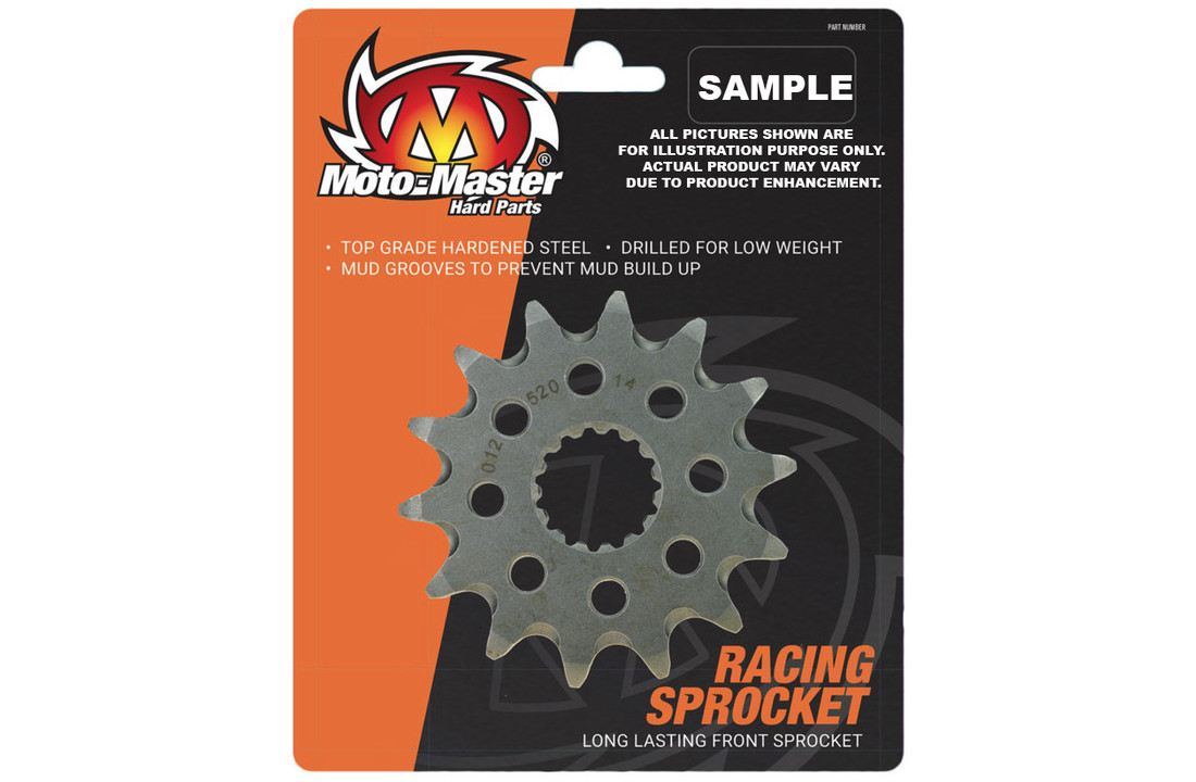 Front Sprocket 125cc 2T (25-) + TM 250Fi (10-) + TM 300Fi (17-) 4T  - 12t