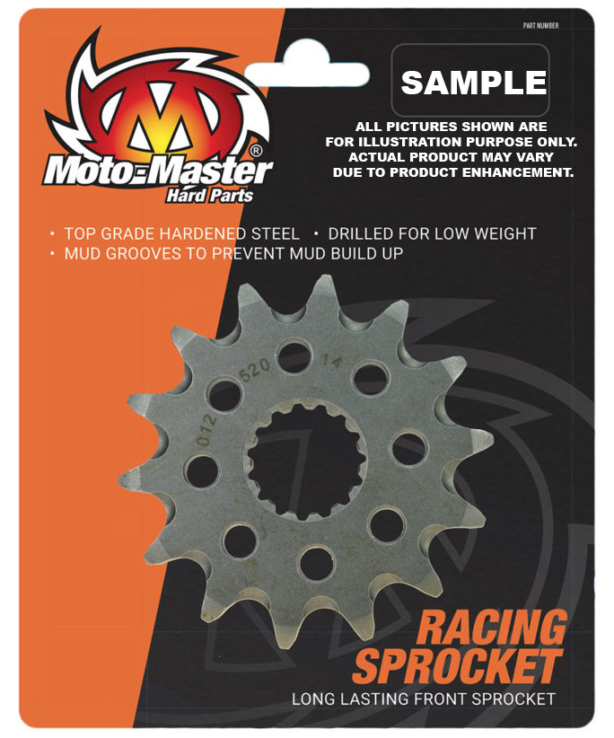Front Sprocket 125cc 2T (25-) + TM 250Fi (10-) + TM 300Fi (17-) 4T  - 12t