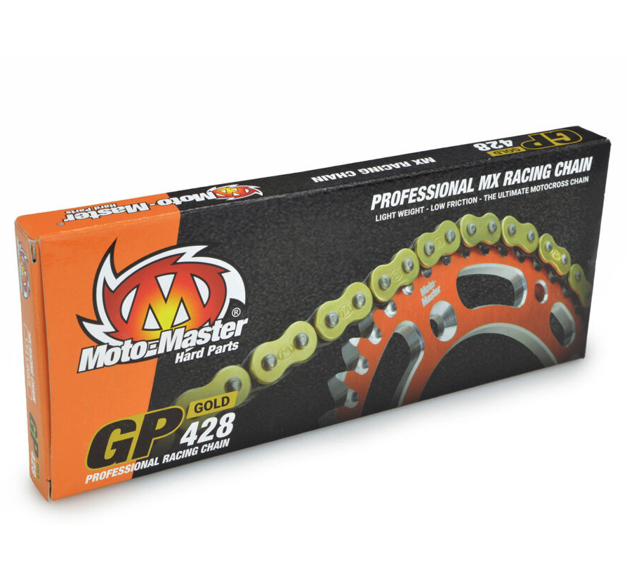 Moto Master Chain GP-428Gold (130 links, with clip)