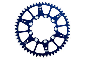 Motomaster - 7075 Series Alu rear sprocket (Blue, 520-49T) TM