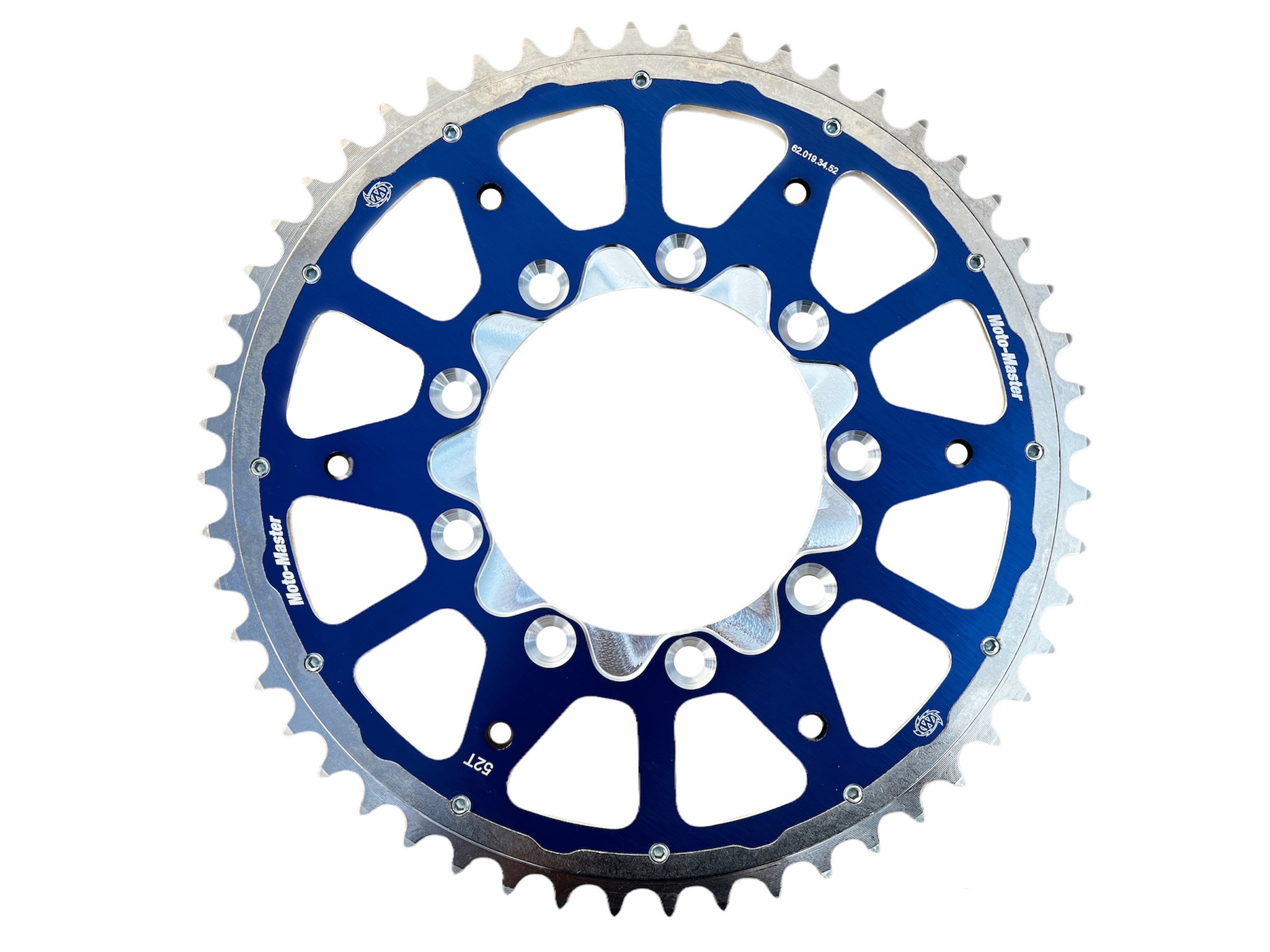 Motomaster - REAR SPROCKET Alu/Steel TM 50t Blue