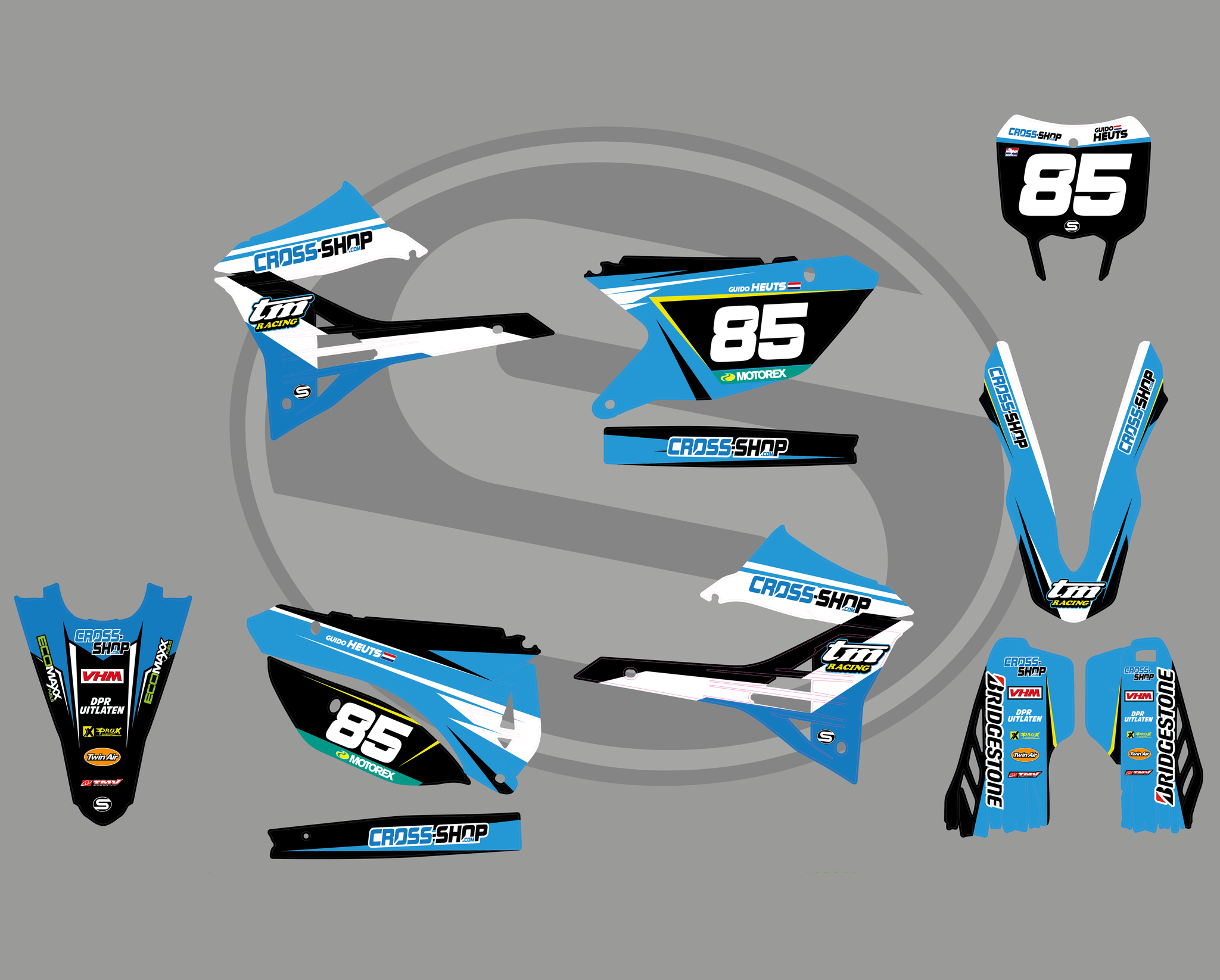 2022 CROSS-SHOP TEAM DECALKIT (2takt)