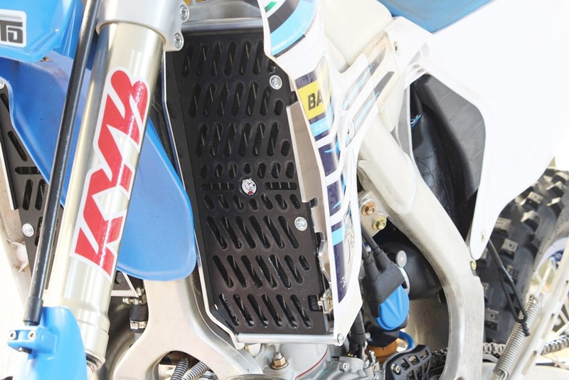 AXP 2022 -> TM RACING 125/144/250/300 2stroke MX/END (CARB & Fi) XTREME RADIATOR GUARDS - BLACK