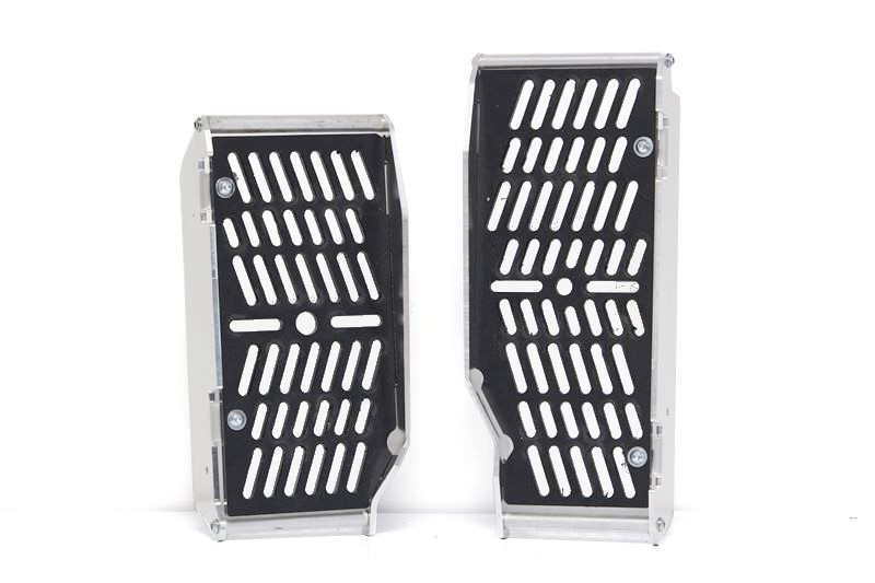 AXP 2022 -> TM RACING 125/144/250/300 2stroke MX/END (CARB & Fi) XTREME RADIATOR GUARDS - BLACK