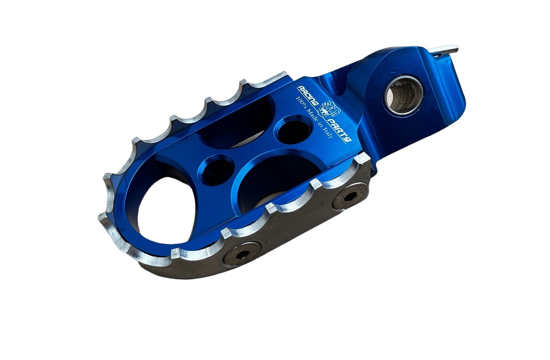 SAM CNC Footpegs vanaf 2022 BLUE