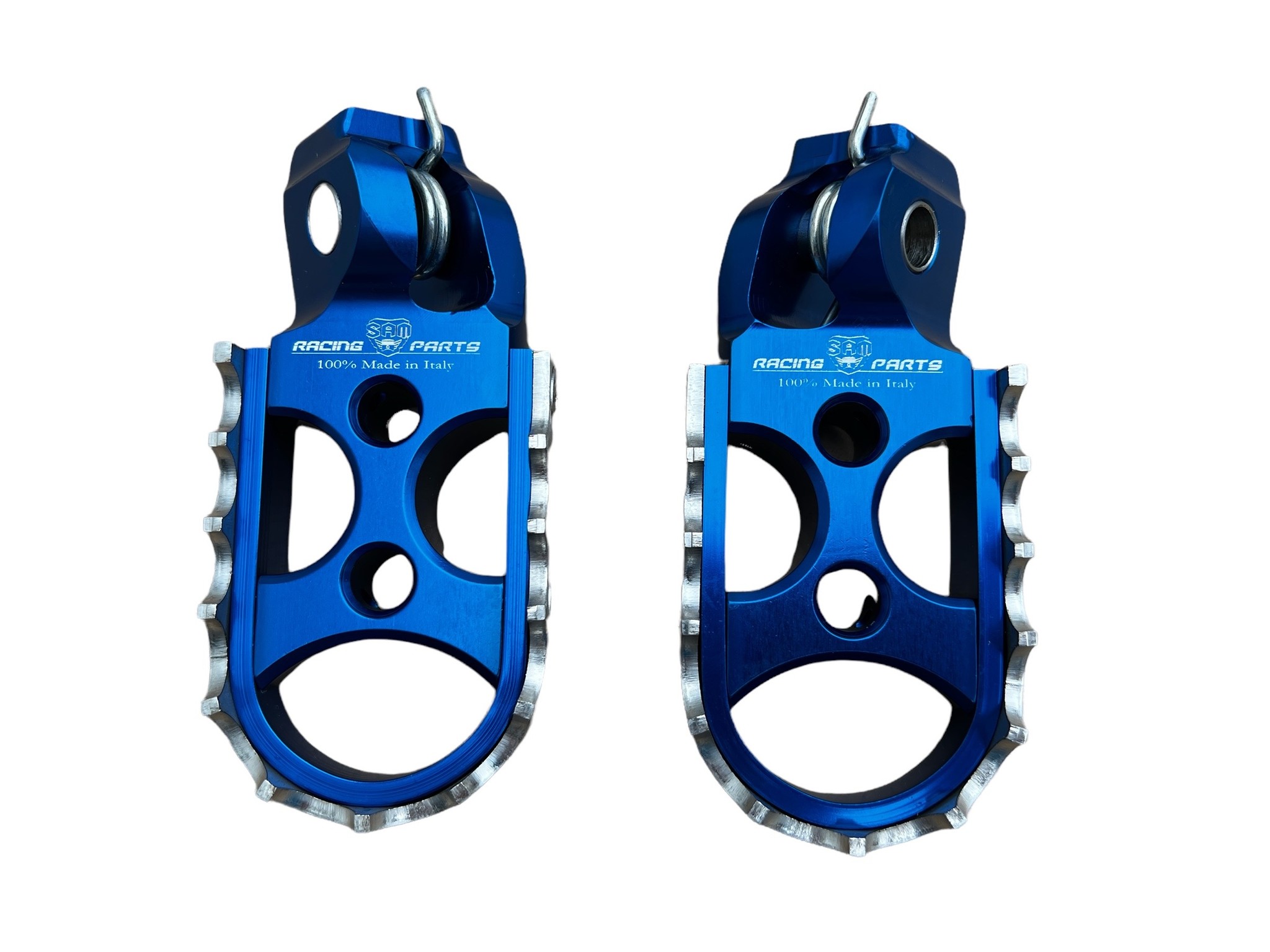 SAM CNC Footpegs ab 2022 BLUE