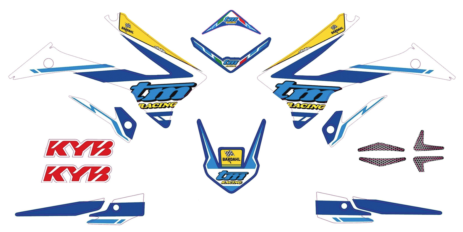 KIT, STICKERS M.18 2S W/REAR