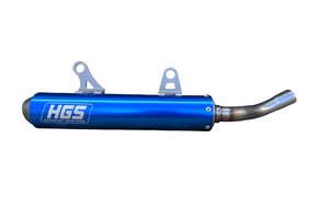 HGS Uitlaatdemper TM 250/300 MX 2019-2021 (TM Blauw)