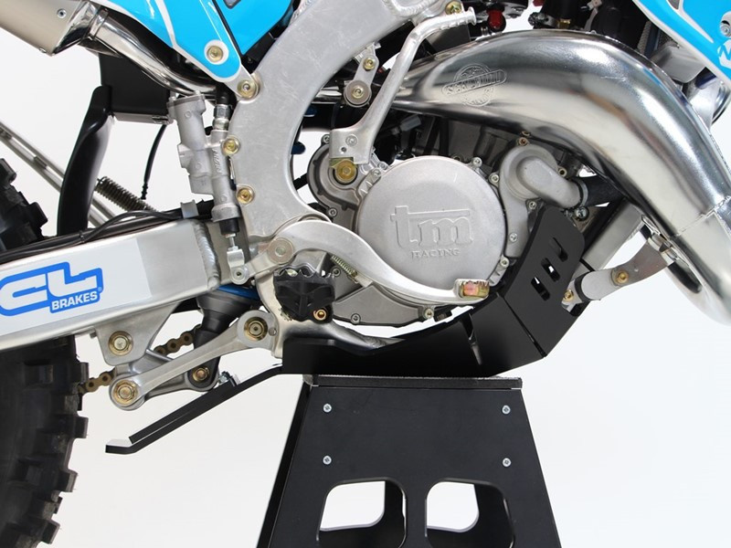 AXP Xtrem HDPE Skid Plate 8mm / 2022 -> TM RACING EN125FI 2T / EN144FI 2T WITH LINKAGE GUARD