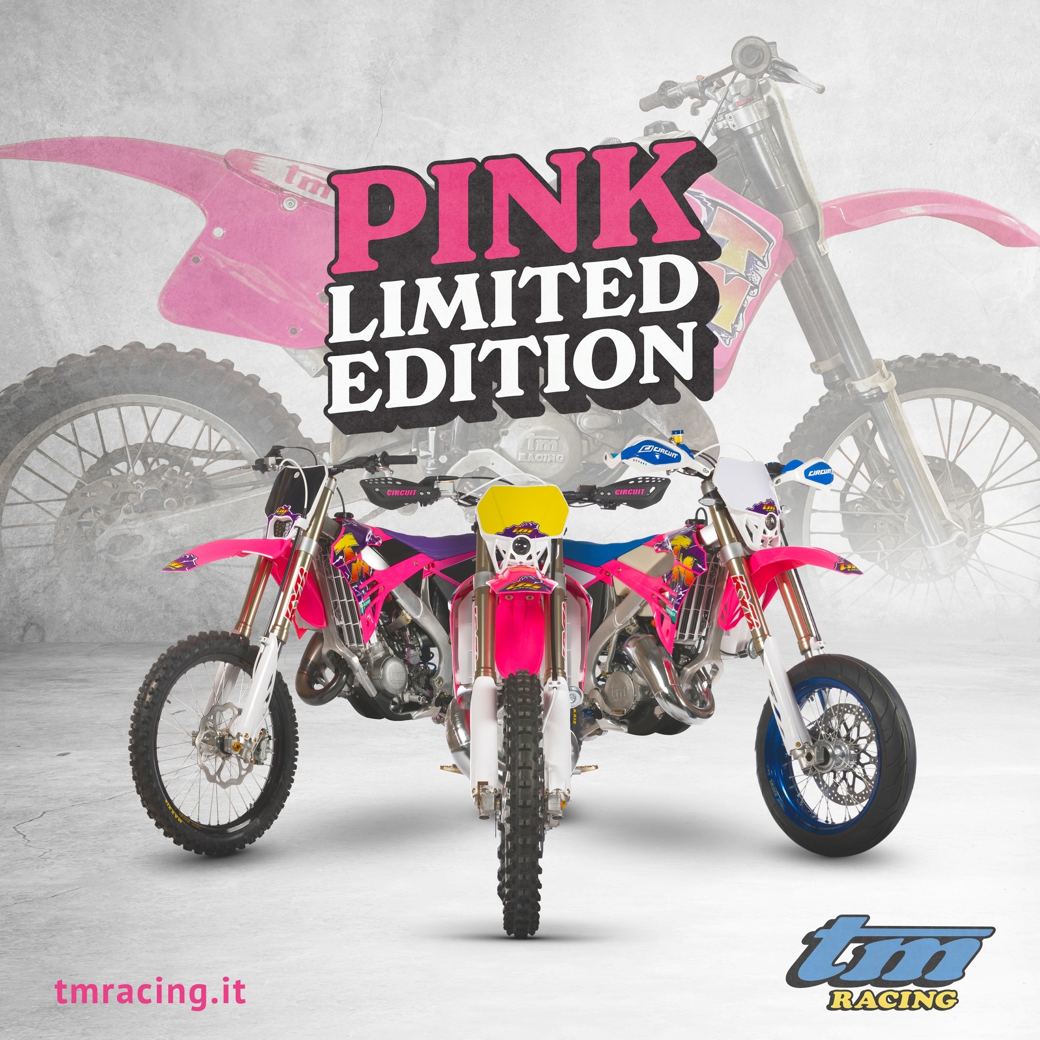 TM Racing PLASTIC KIT PINK LIMITED EDITON MX  / SMK 2022->