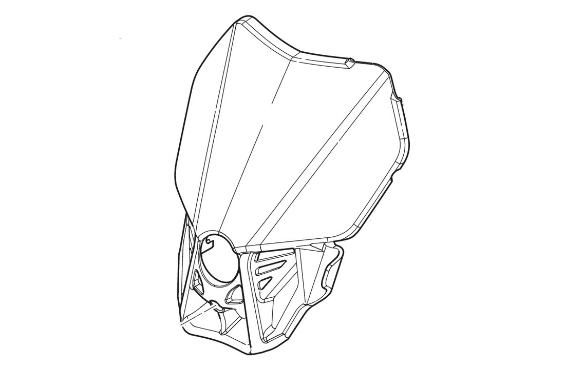 HEADLIGHT ONLY PLASTIC WHITE ab 2020 LED