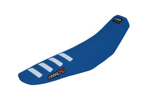 CROSS X UGS SEAT COVER, BLUE/WHITE (COLOR WAVE) - TM MX-EN 2015-2021 (2s)