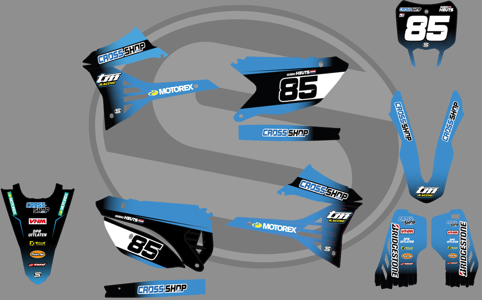 2023 CROSS-SHOP TEAM DECALKIT (2takt)