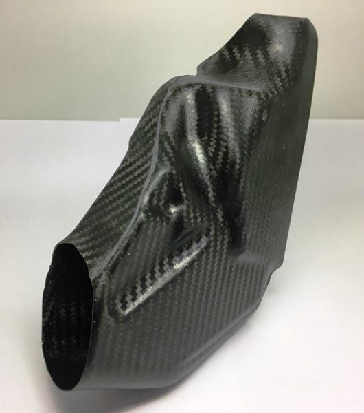 CARBON INSERT RUBBER AIR BOX2S
