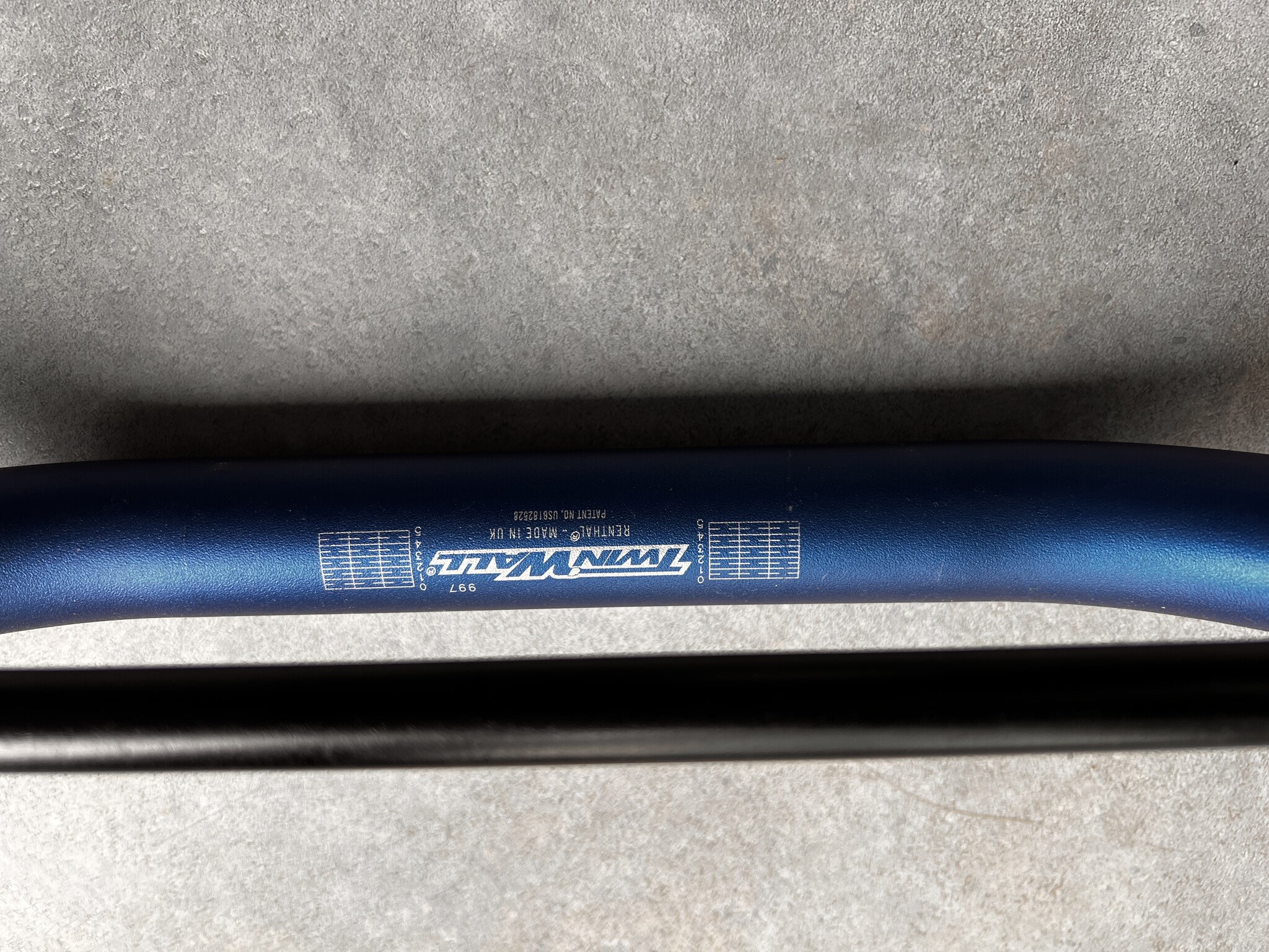 (USED) - Renthal Twinwall Carmichael 997 - BLUE