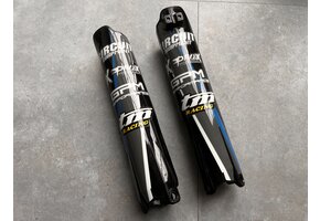 (NEW) Fork Guards BLACK  (model 2020->) Fits every TM with USD fork + Decal