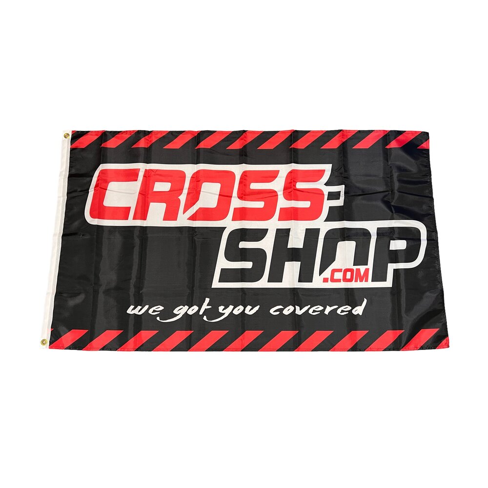 CROSS-SHOP.com Flag 150x85cm - CROSS-SHOP.com | TM Moto Distributor