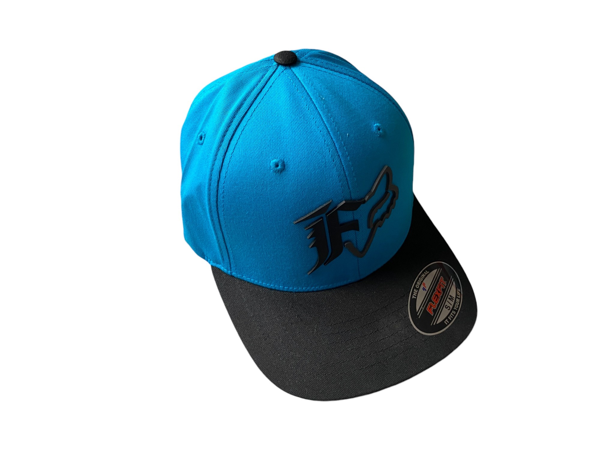 Black and Blue Fox Cap - S/M