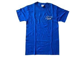 TM Racing T-Shirt Adult (Logo White and Blue) - S
