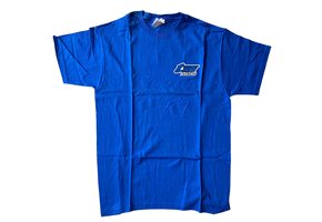 TM Racing T-Shirt Adult (Logo White and Blue) - M