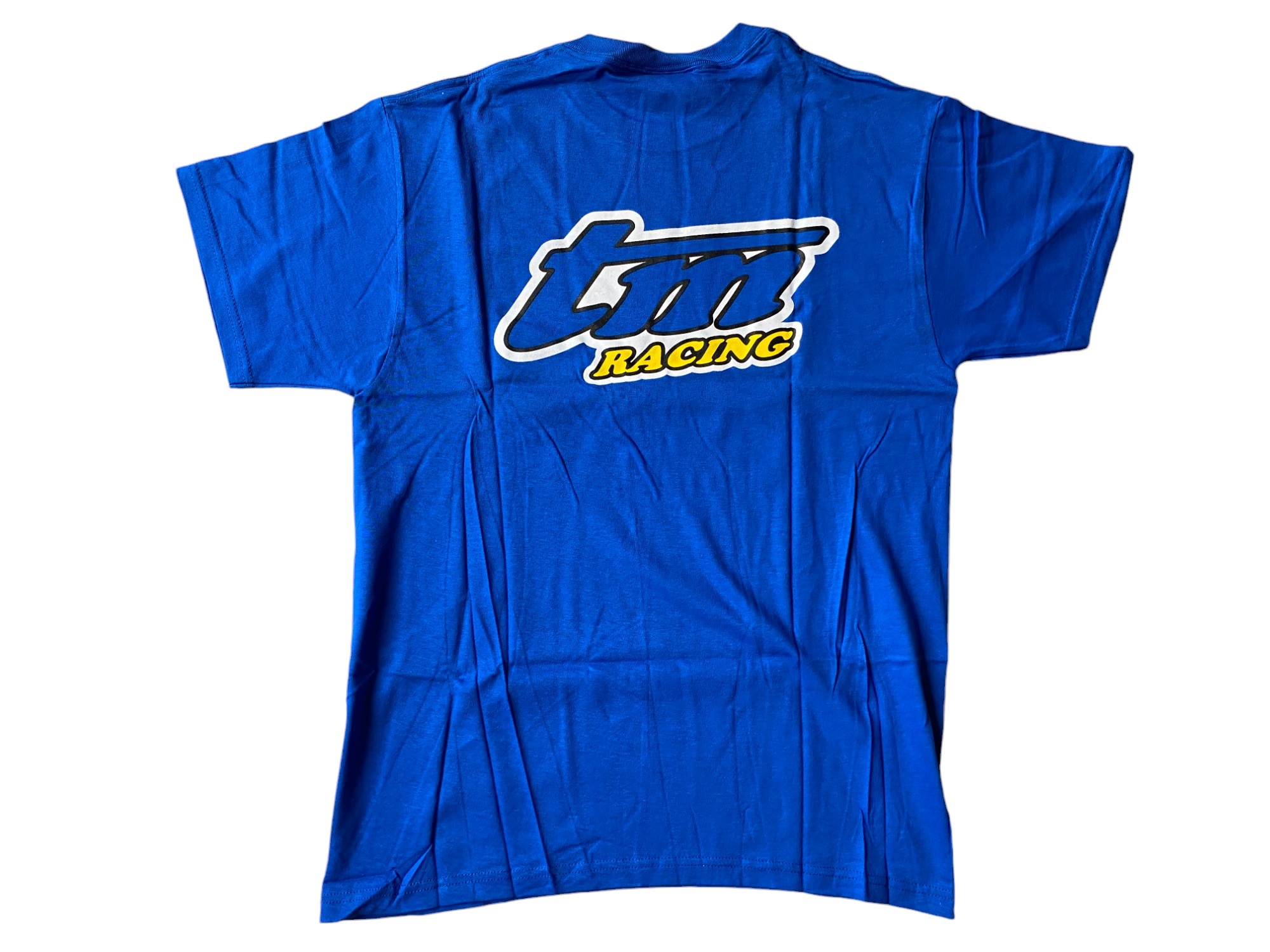 TM Racing T-Shirt Adult (Logo White and Blue) - M
