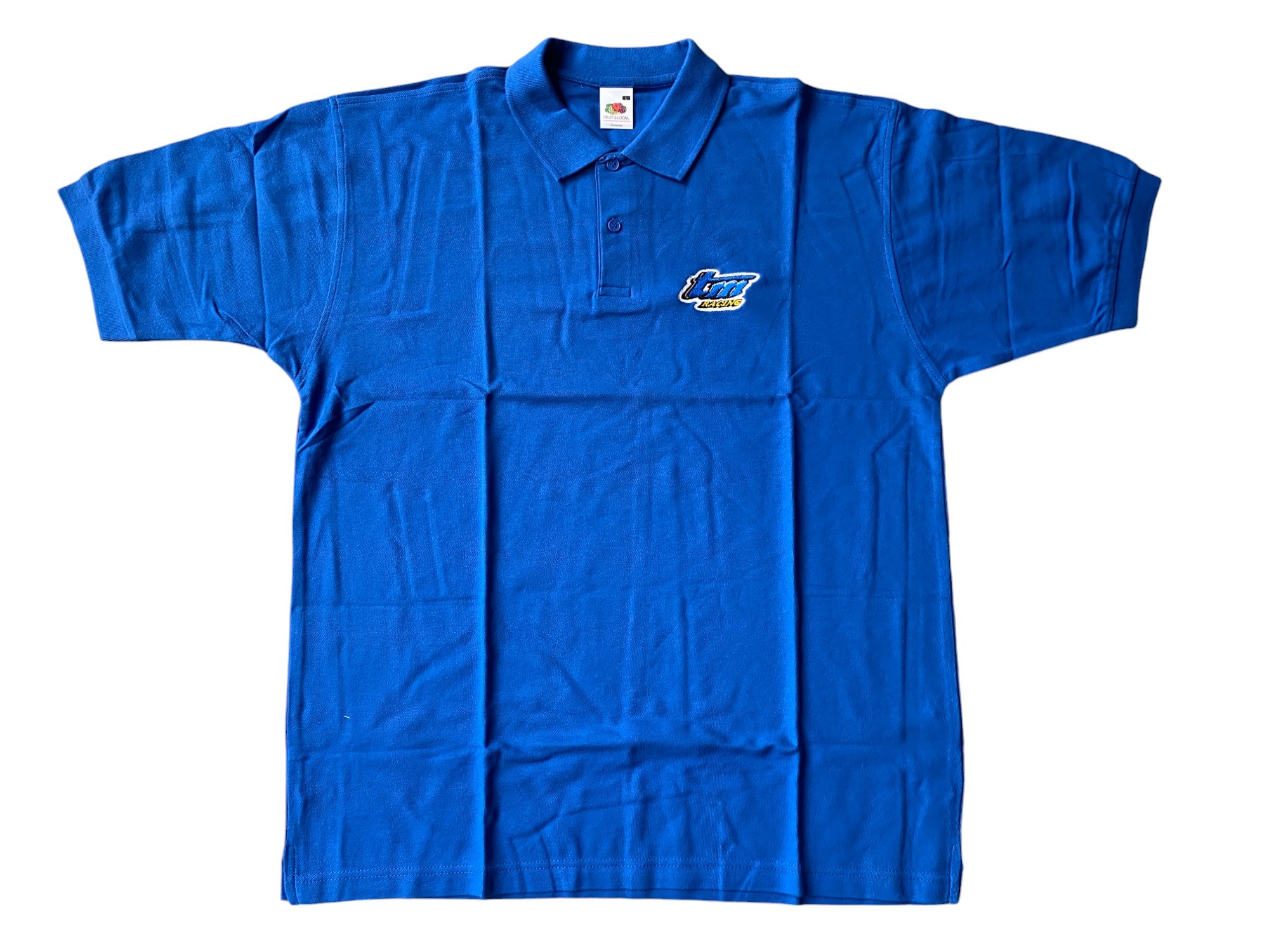 TM Racing Polo Adult (Logo Yellow and Blue) - L