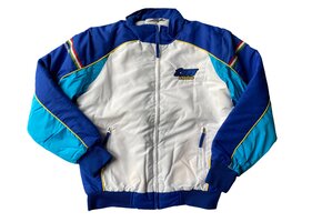 TM Racing Ladies Jacket White and Blue - XL