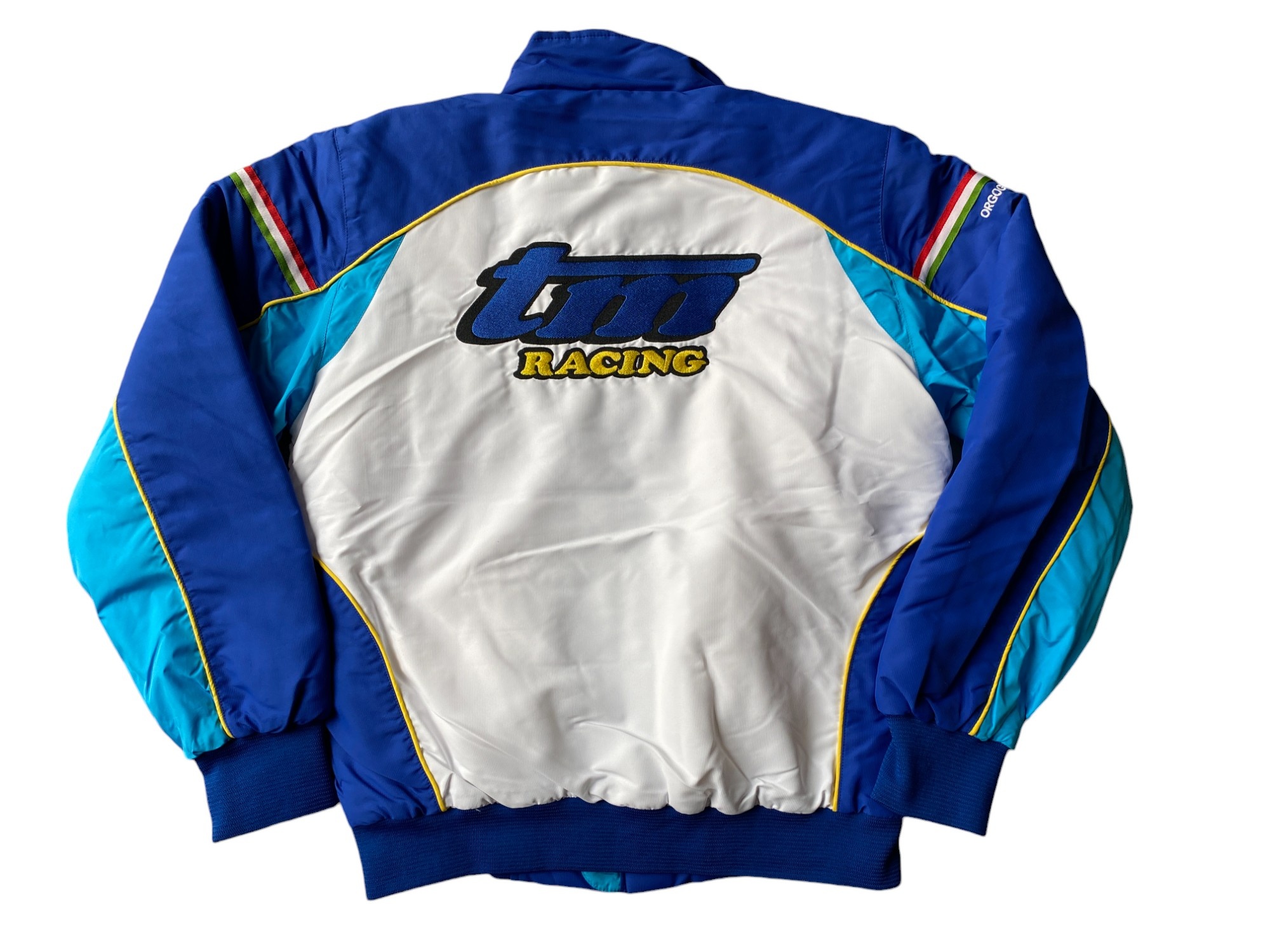 TM Racing Ladies Jacket White and Blue - XL