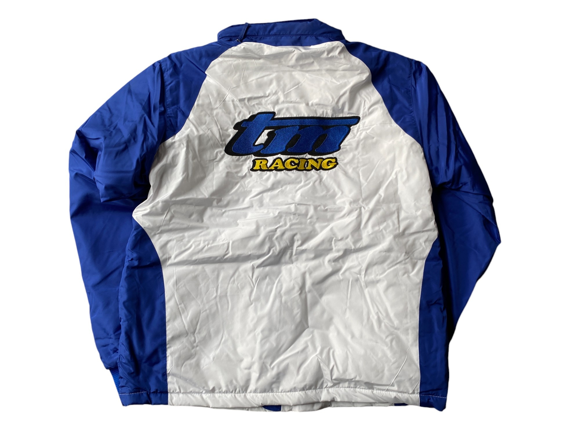 TM Racing Jacket White and Blue - XL