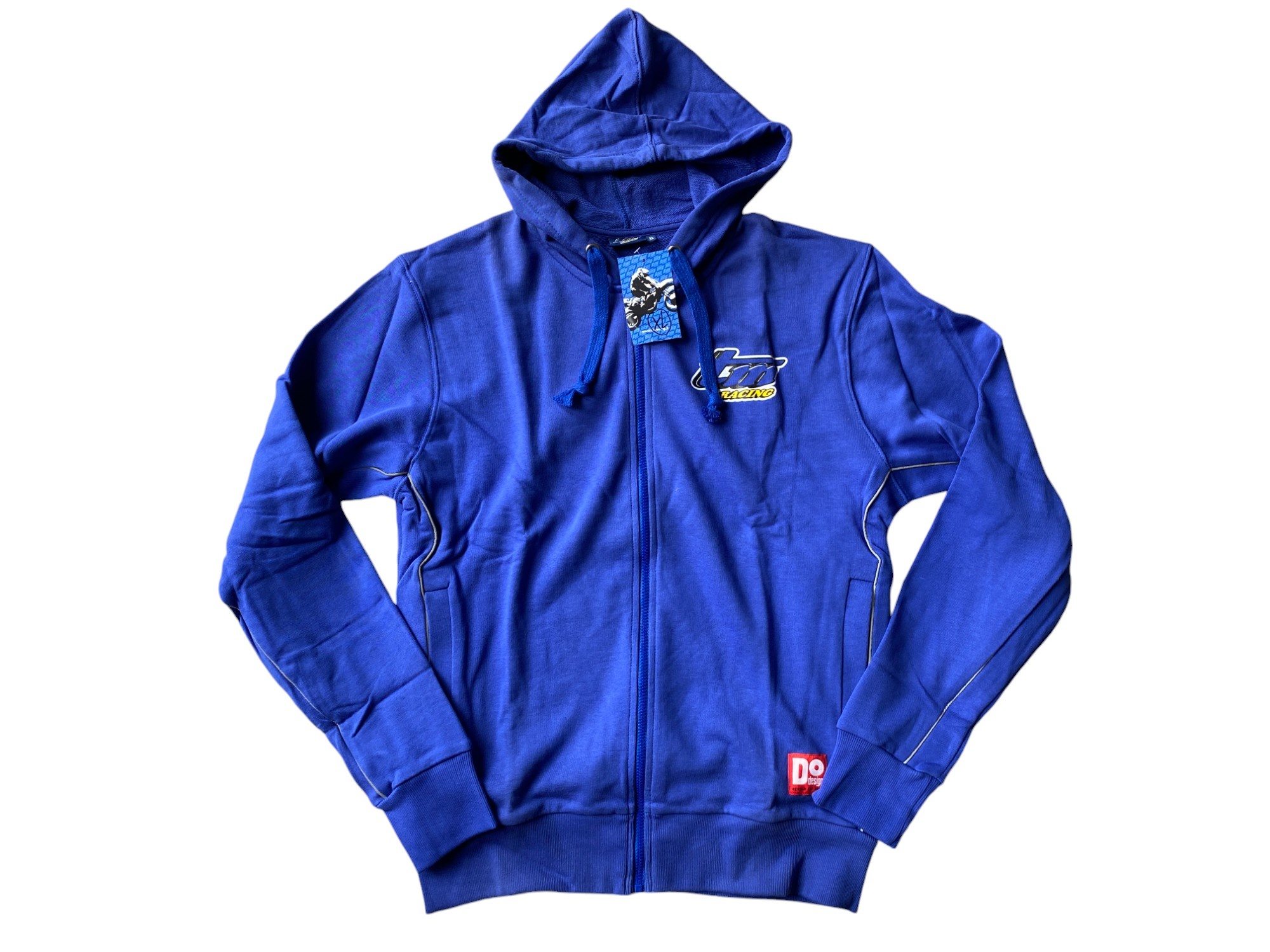 TM Racing Vest Blue with Zipper - XL