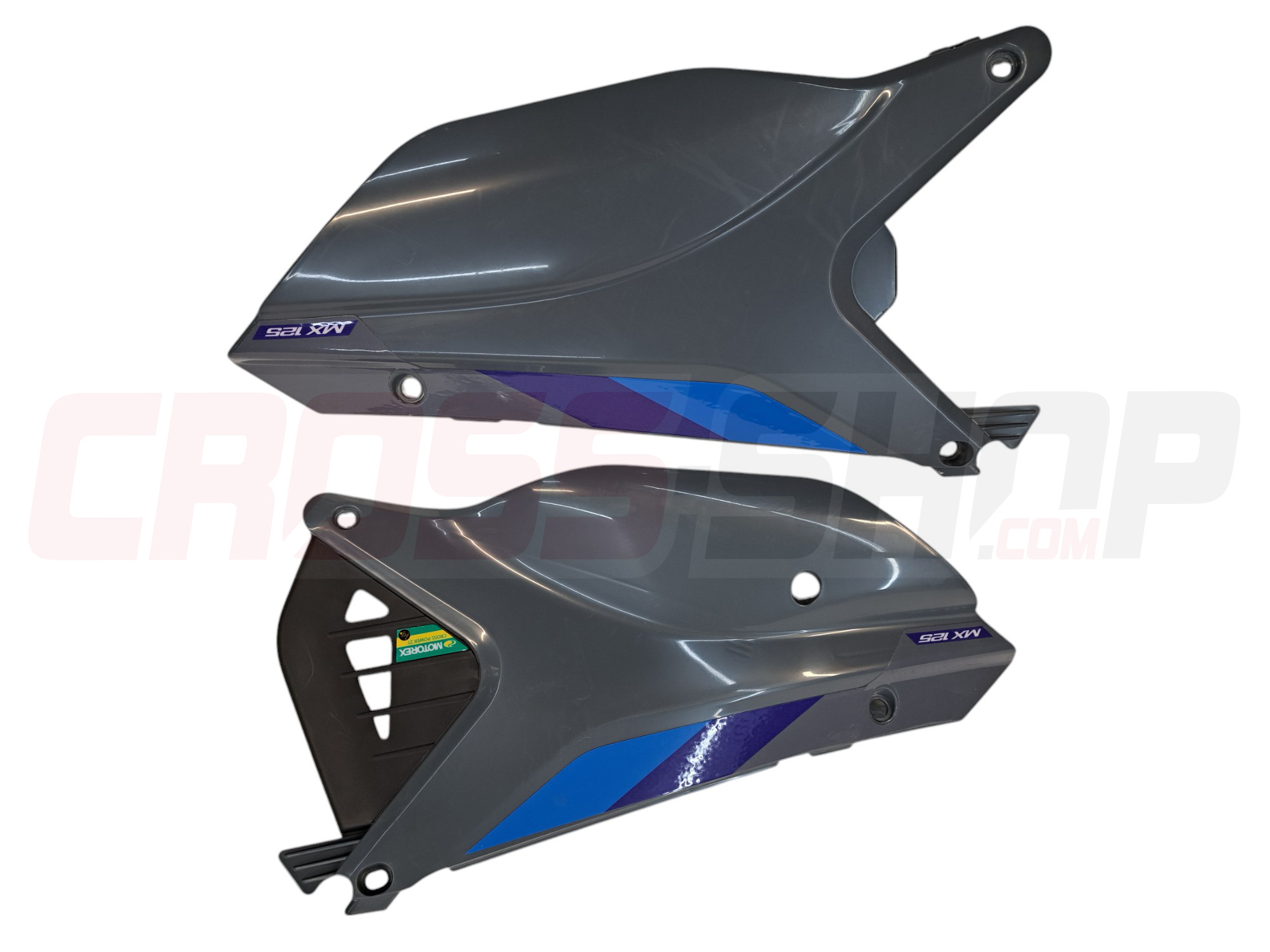 Rear Numberplate Set 2stroke vanaf 2022 Quantum Grey