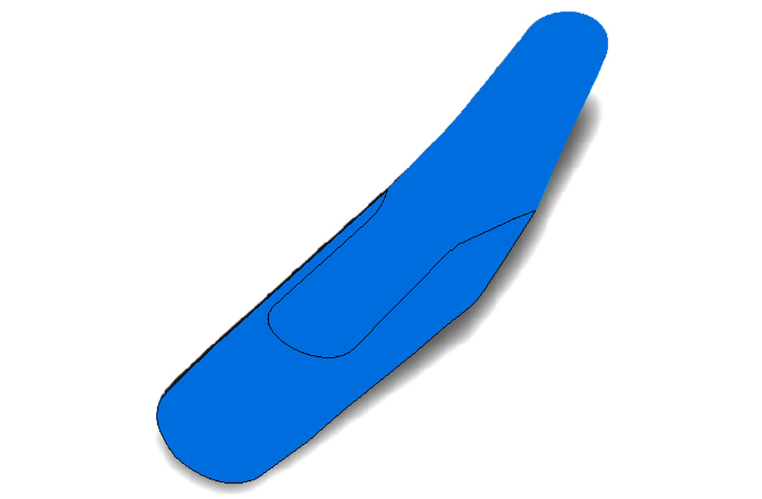 MOTOSEAT SEAT COVER TM 94-07 Blue/Blue
