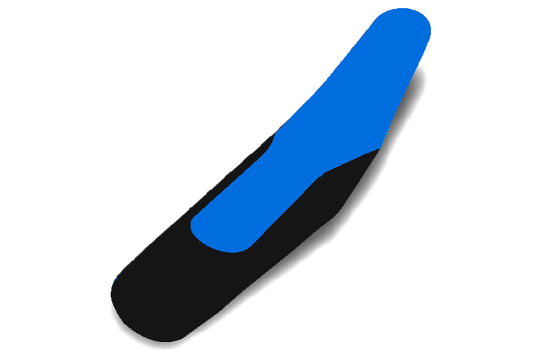 MOTOSEAT SEAT COVER TM 94-07 Blue/Black