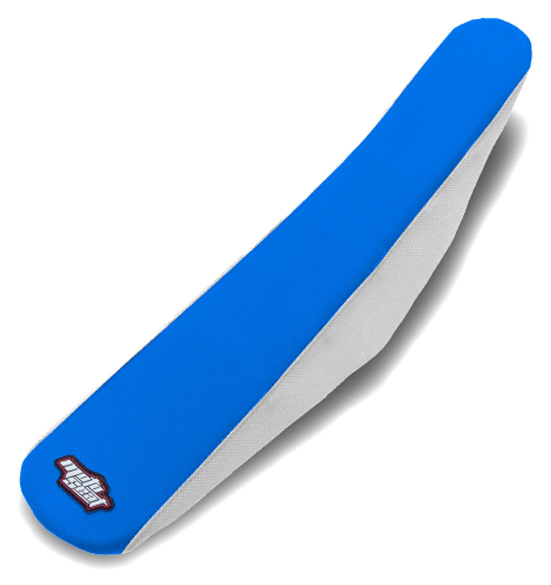 MOTOSEAT SEAT COVER TM 13- 85cc White/Blue