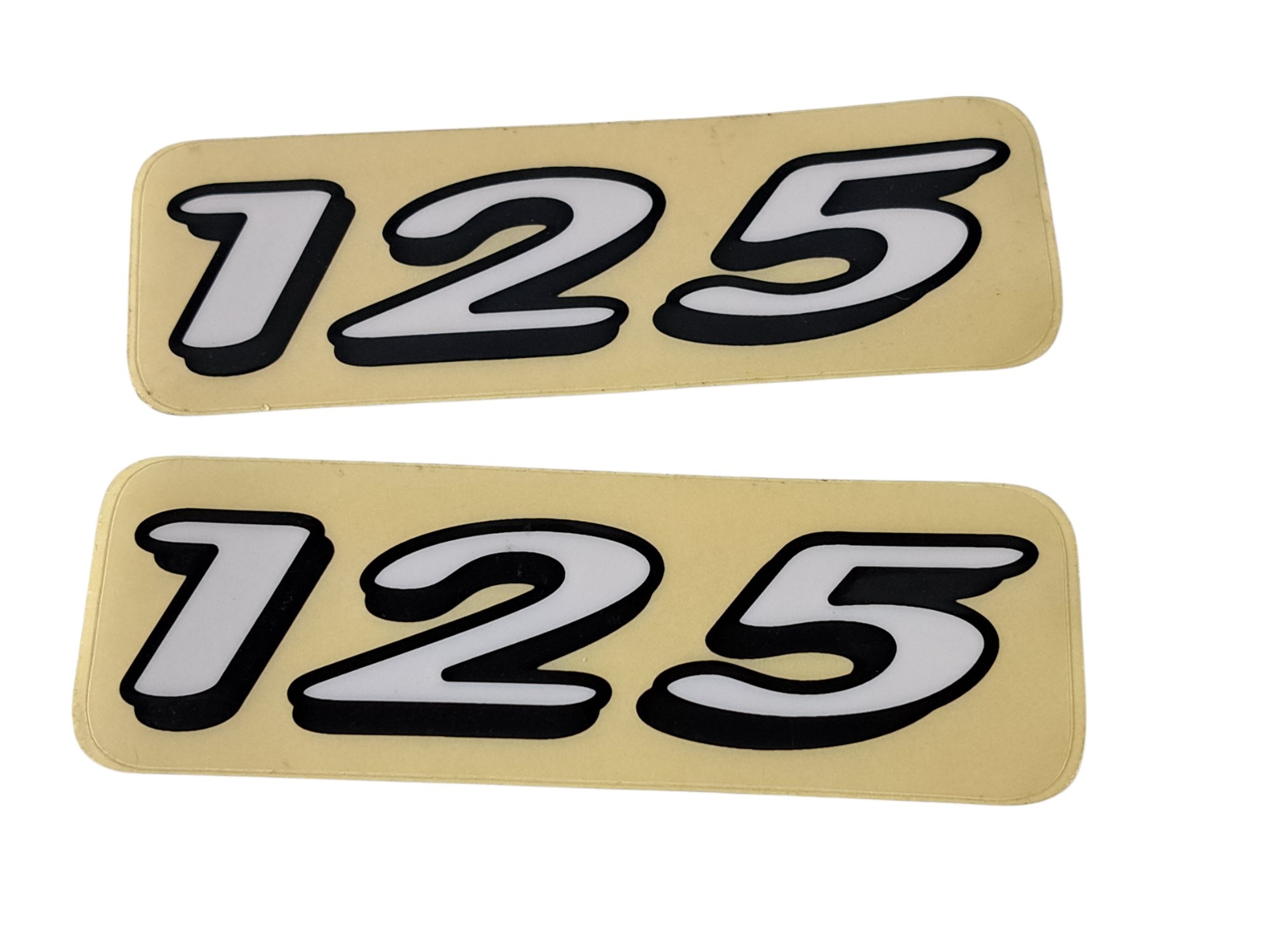 TM "125" Sticker 1998/1999 White