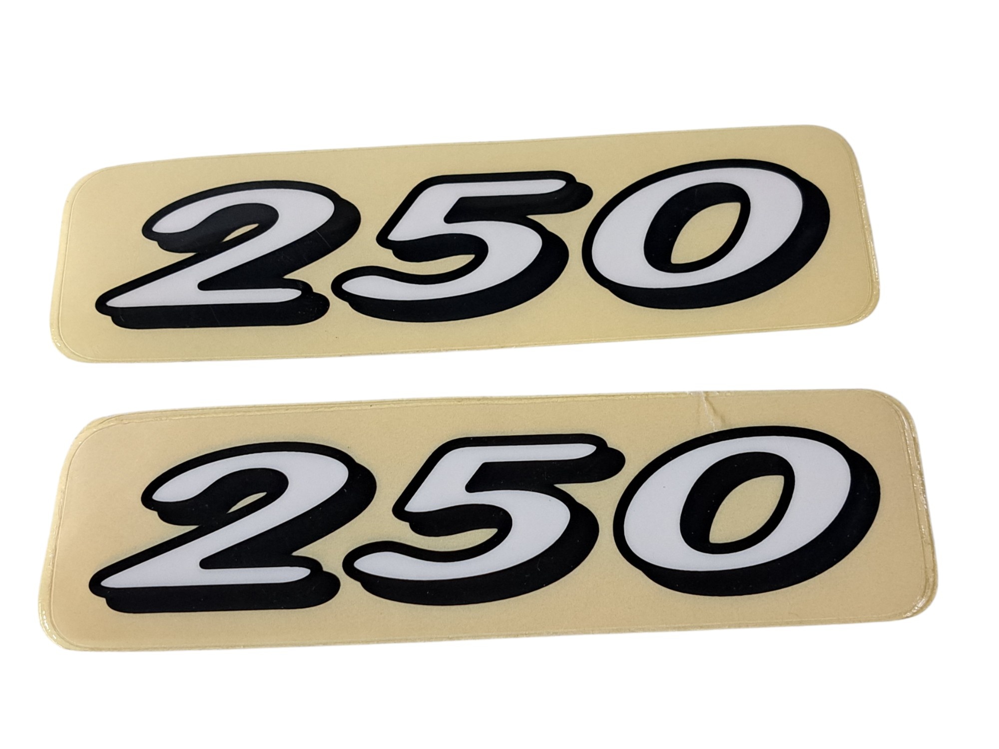 TM "250" Sticker 1998/1999 White