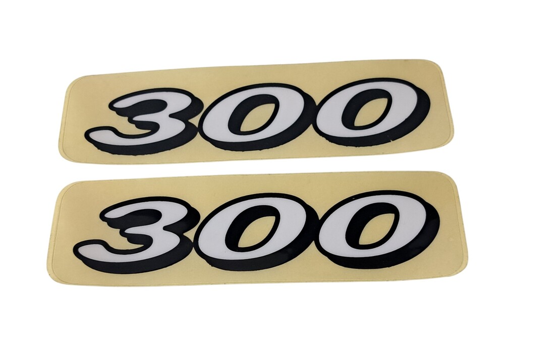 TM "300" Sticker 1998/1999 White