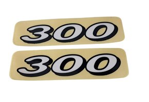 TM "300" Sticker 1998/1999 White