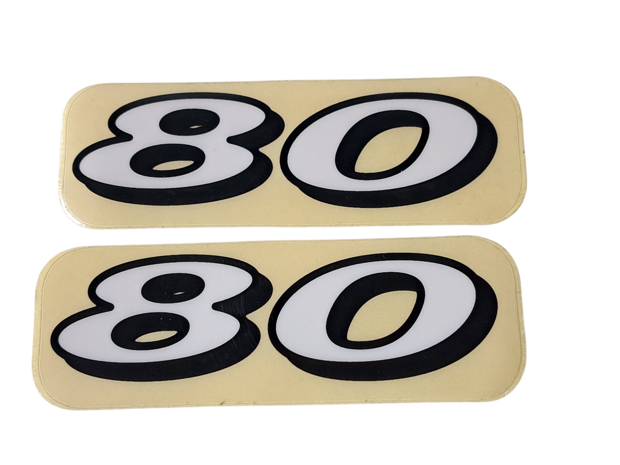 TM "80" Sticker 1998/1999 White