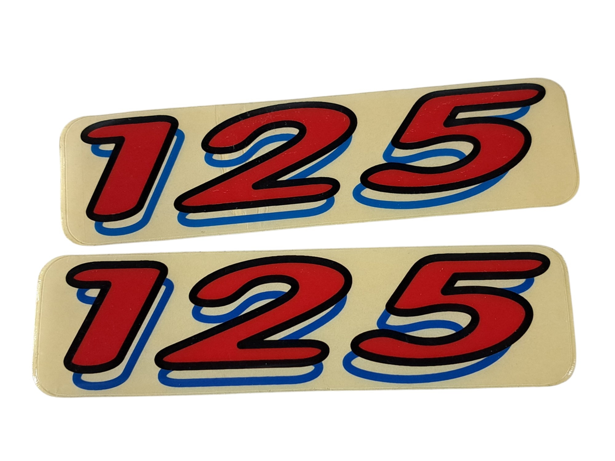 TM "125" Aufkleber 1998/1999 Rot