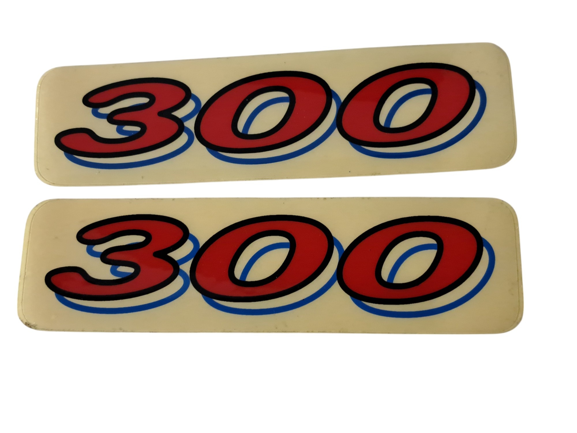 TM "300" Sticker 1998/1999 Red