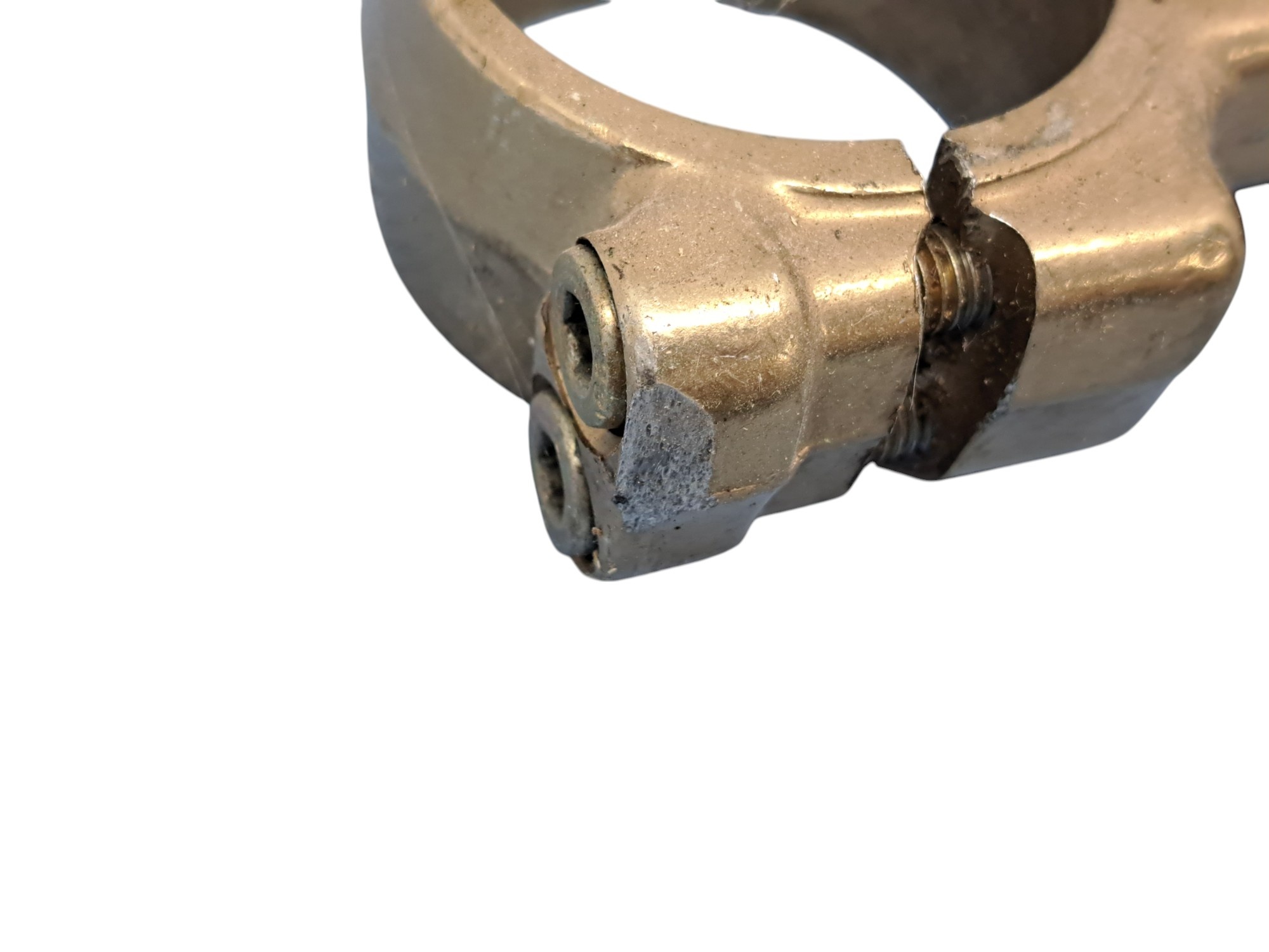 TM Triple clamps PAIOLI USD 53mm / 58mm GOLD